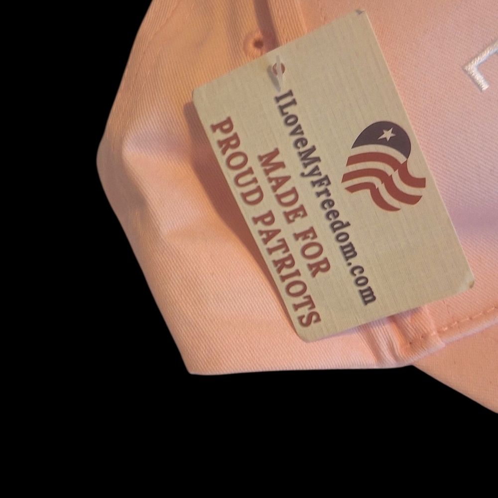 Pink Embroidered Cap - Picture 3 of 3